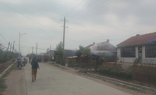 奮勇救火的國壽“武工隊”