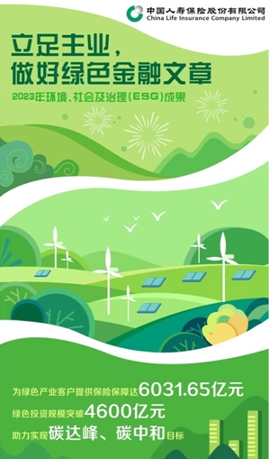 中國人壽：險企“頭雁”的ESG領(lǐng)航之路